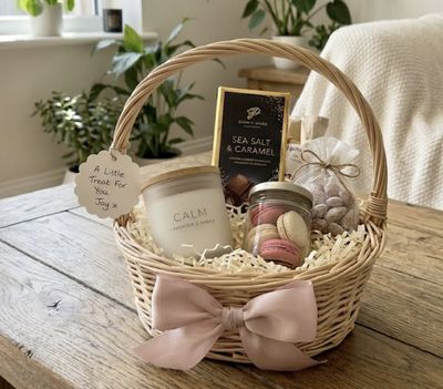 A birthday gift basket