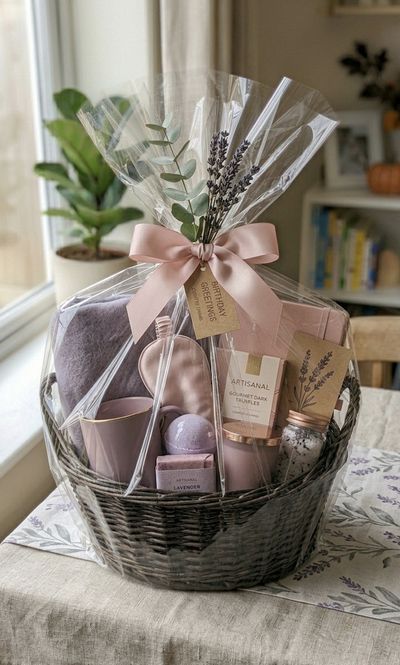 A birthday gift basket