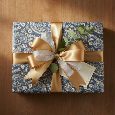 A fancily wrapped present